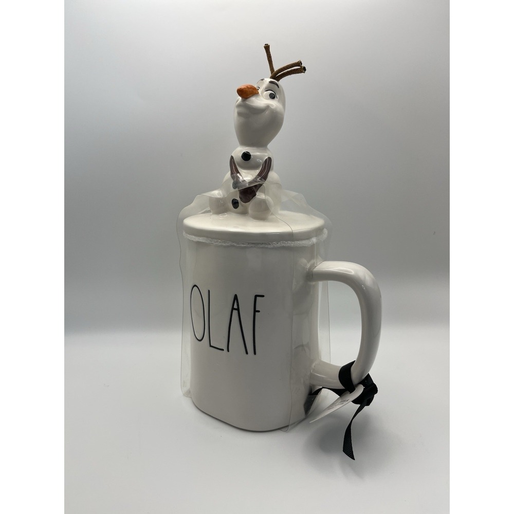 Rae Dunn Disney Frozen Olaf‎ Topper Mug Lid Artisan Collection Magenta New